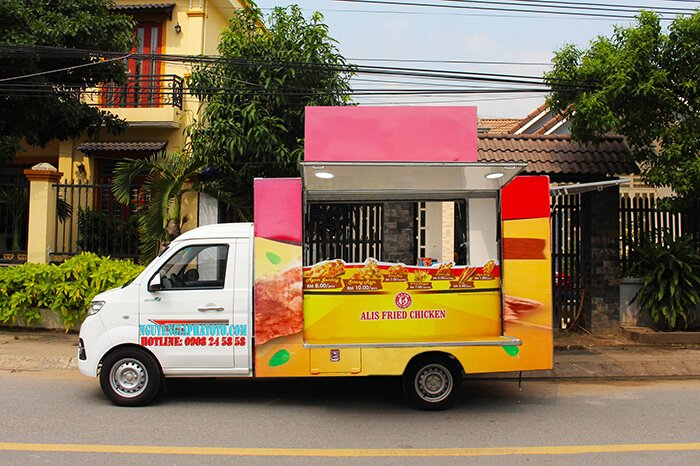xe tải bán thức ăn nhanh food truck