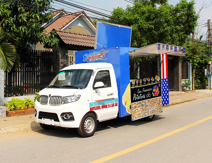 xe tải bán thức ăn nhanh food truck