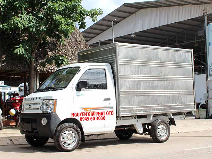 Xe tải dongben 870kg thùng kín