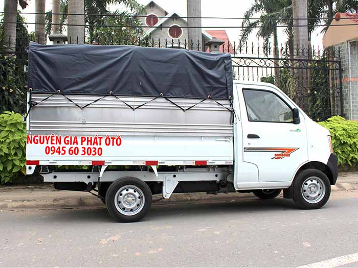 Xe tải dongben 870kg thùng mui bạt