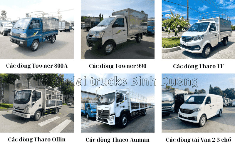 Thu mua xe tải cũ giá cao tại Bình Dương