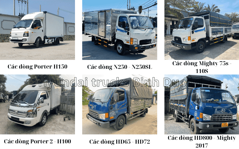 Xe tải Hyndai Bình Dương thu mua xe tải cũ giá cao