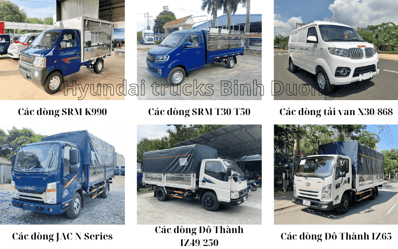 Xe tải Hyndai Bình Dương thu mua xe tải cũ giá cao
