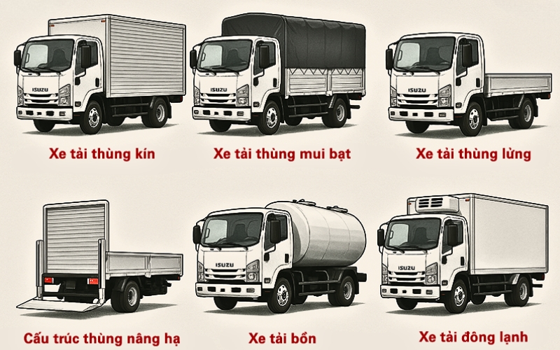 Gia công đa dạng các thùng xe tải