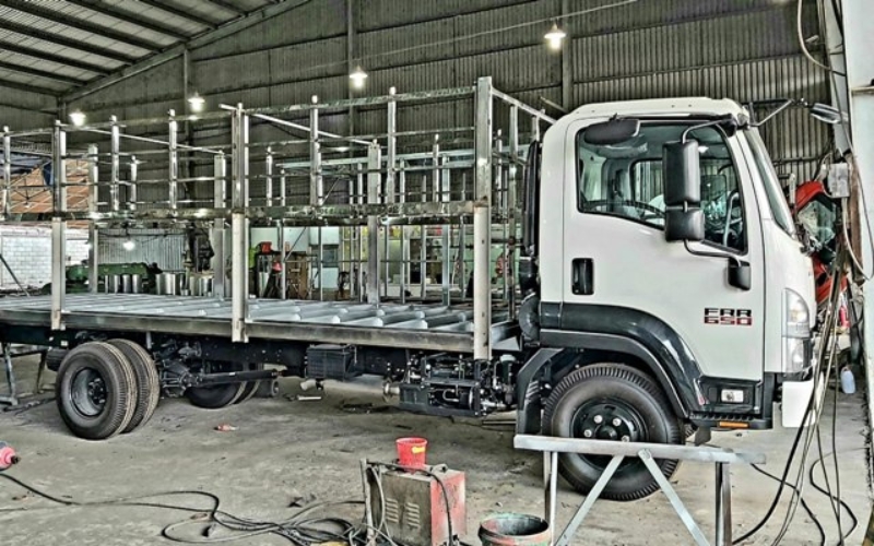 Hyundai Bình Dương có xưởng đóng thùng xe tải tại miền Nam không qua trung gian