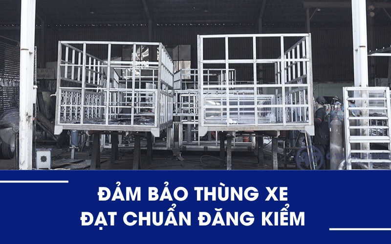 Làm thùng xe đúng quy định của pháp luật
