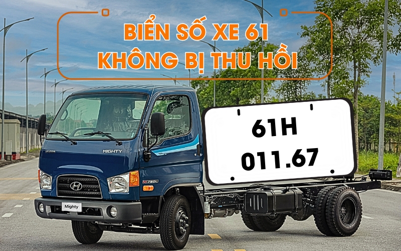 Biển số xe 61 vẫn được giữ nguyên và có giá trị pháp lý