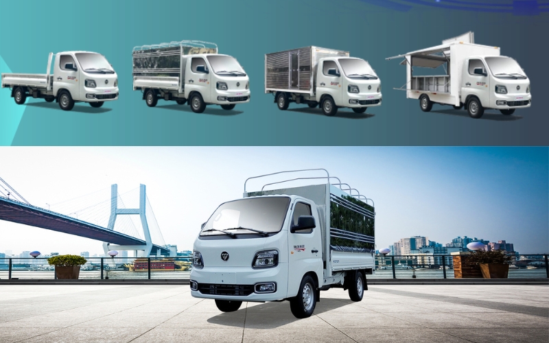 Phiên bản thùng xe tải nhẹ Veam 990kg T25
