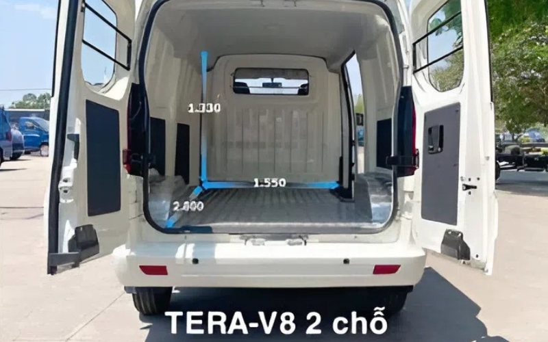 Khoang chứa hàng Tera V8 - 2 chỗ 