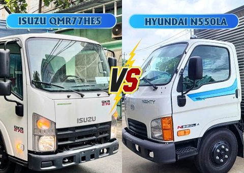 So sánh Hyundai N550LA và Isuzu QMR77HE5