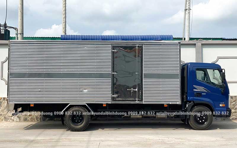 Kích thước thùng xe Hyundai 7 tấn đầu vuông EX11và EX8L